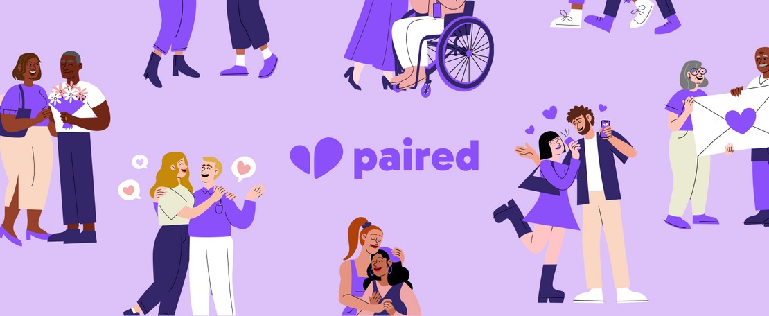 paired app review featured image showing couples using the relationship app
